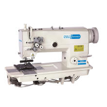 QS-842H-70 High speed double needle lockstitch heavy duty big gauge small hook industrial sewing machine